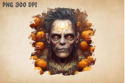 Halloween Zombie Portrait