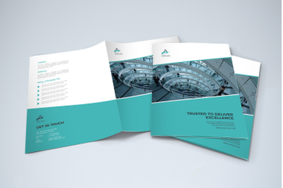 Bifold Modern Business Brochure Template