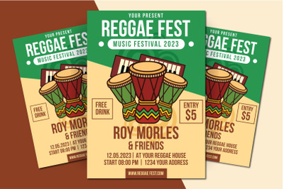 Reggae Fest Flyer Template