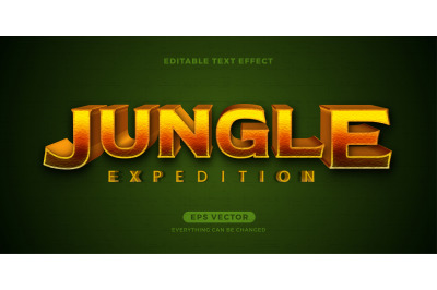 Jungle Expedition text effect