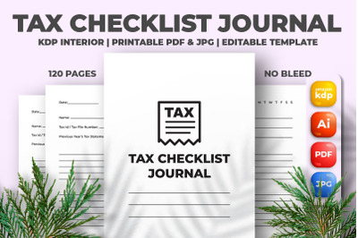 Tax Checklist Journal KDP Interior