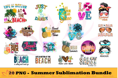 Summer Sublimation Bundle Design