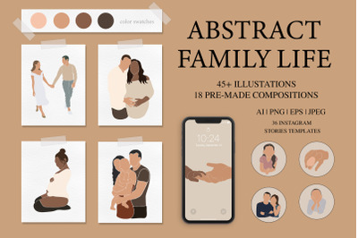 Abstract Family Life