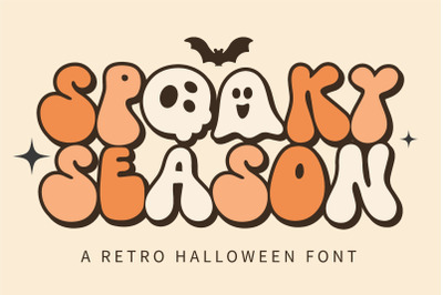 Spooky Season - A cute retro halloween font