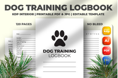 Dog Training Logbook KDP Interior