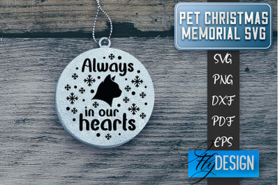 Pet Christmas Memorial SVG | Christmas Memorial SVG | Pets