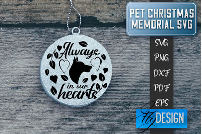 Pet Christmas Memorial SVG | Christmas Memorial SVG | Pets