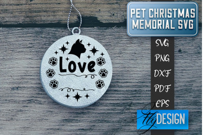 Pet Christmas Memorial SVG | Christmas Memorial SVG | Pets