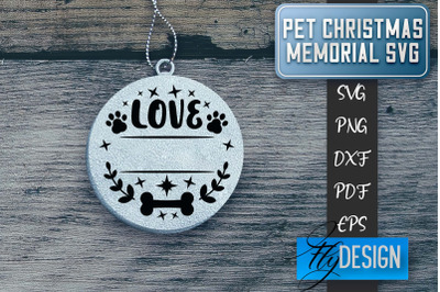 Pet Christmas Memorial SVG | Christmas Memorial SVG | Pets