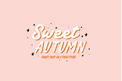 Sweet Autumn Font Duo