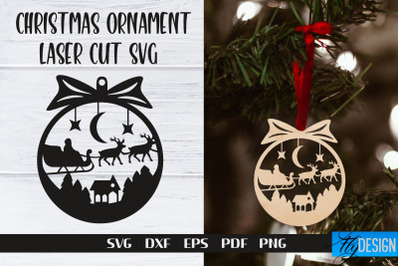 Christmas Ornament Laser Cut | Laser Cut SVG