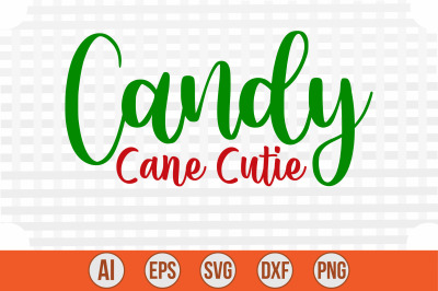 Candy Cane Cutie cut file