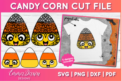 Candy Corn SVG | Halloween Zentangle Cut File