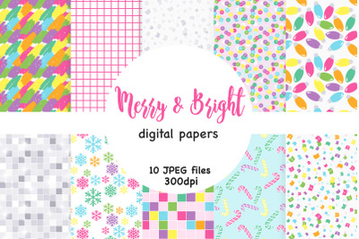 Merry And Bright Patterns