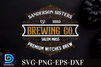 Sanderson sisters est. 1693 Brewing co. Salem mass premium witches bre