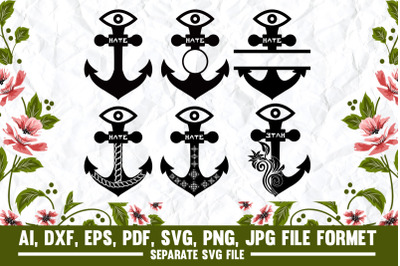 Anchor, Anchor Compass, anchor sailor, anchor bundle, Nautical, sailor