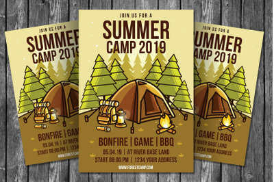 Summer Camp Flyer Template