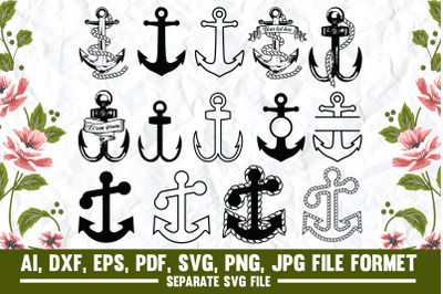 Anchor, Anchor Compass, anchor sailor, anchor bundle, Nautical, sailor