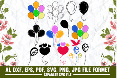 balloon, string, party, bird balloon, air balloon, holiday party, birt