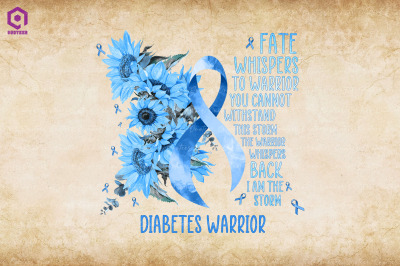 Blue Ribbon Butterfly Diabetes Awarenees