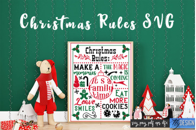 Christmas Rules SVG | Funny Family SVG | Christmas Quotes