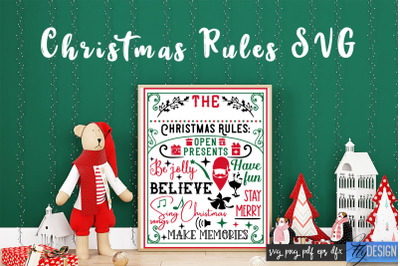 Christmas Rules SVG | Funny Family SVG | Christmas Quotes