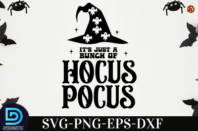 It&#039;s just a bunch of hocus pocus, Halloween SVG Design&nbsp;