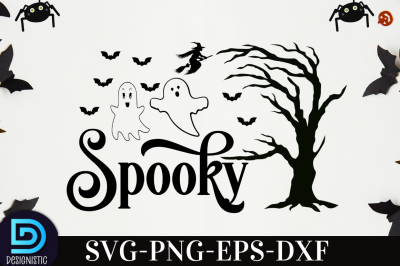 Spooky, Halloween SVG Design&nbsp;