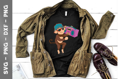 Hiphop Monkey SVG