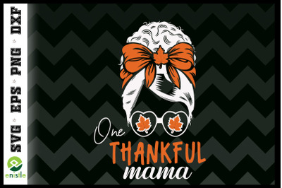 One Thankful Mama Autumn SVG