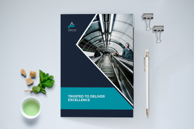 Bifold Modern Business Brochure Template