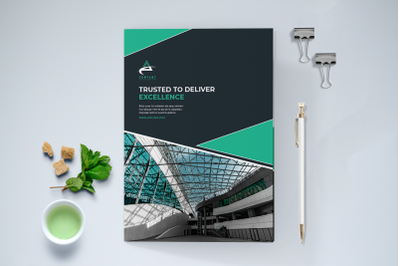 Bifold Modern Business Brochure Template