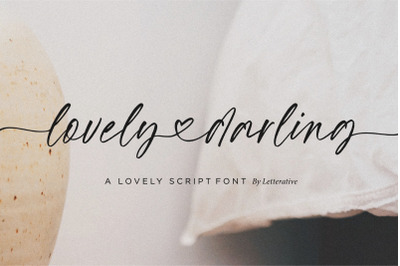 Lovely Darling Lovely Script Font