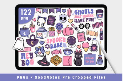 Halloween Digital Sticker for GoodNotes