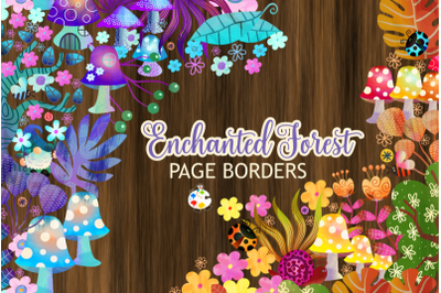 Enchanted Forest Page Borders