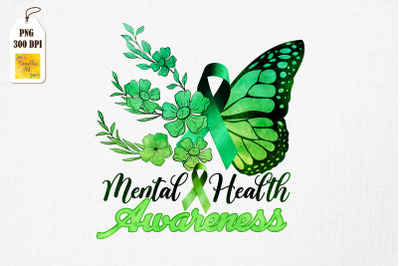 Mental Health Awareness Butterfly