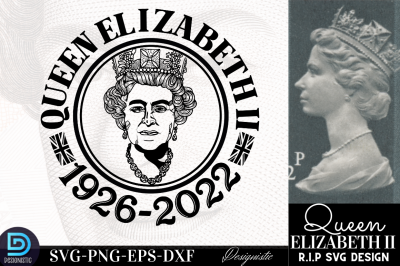 Queen Elizabeth ii 1926-2022, RIP Queen Elizabeth SVG