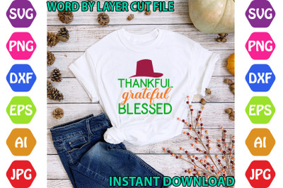 Thankful Grateful Blessed design