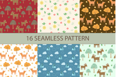 Animals Seamless pattern