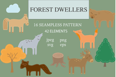 Forest Dwellers Clipart