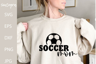 Soccer Mom SVG Cut File, PNG Print