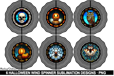 Halloween Wind Spinner Bundle| Spooky Sublimation Designs