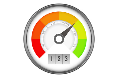 Barometer icon. Benchmark indicator. Car panel meter