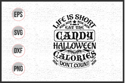 Halloween typographic slogan design vector.