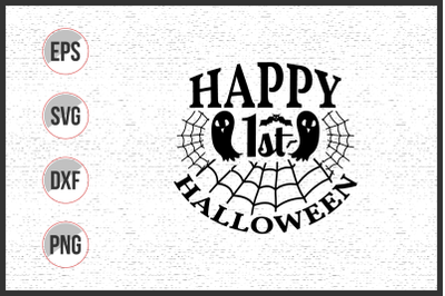 Halloween typographic slogan design vector.