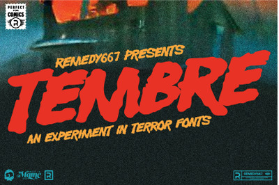 Tembre - Retro horror Font