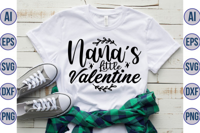 Nanas Little Valentine svg