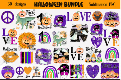 Halloween Sublimation Bundle | Sublimation Designs PNG
