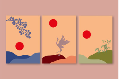 Poster - Japanese Cranes