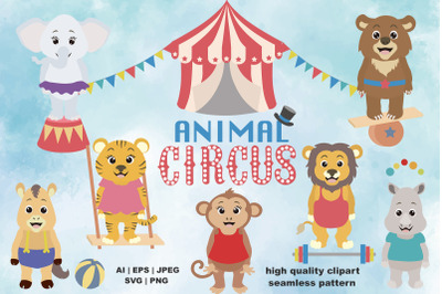 Circus Animals Clipart